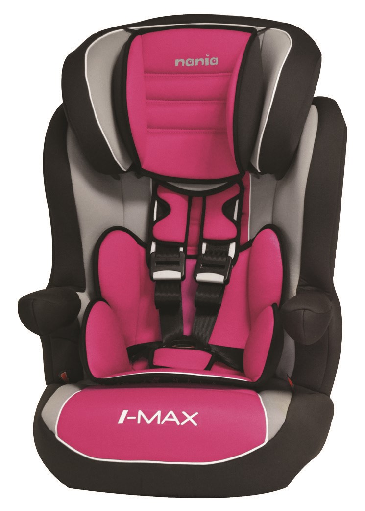 ISOFIX Autostoel iMax SP Grijs, Roze bij Automat