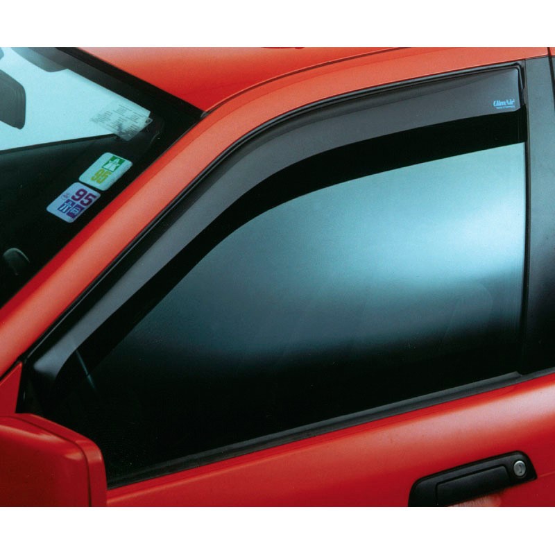 Deuk zag rooster Zijwindschermen Dark passend voor Fiat Panda 5 deurs 2003-2011 bij Automat